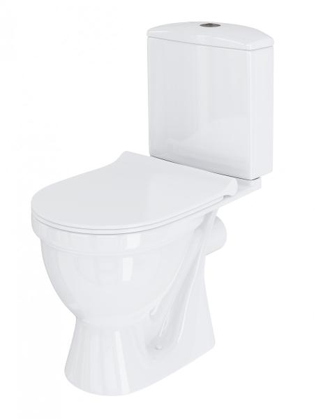 Унитаз-компакт Santek Алькор безободковый, сиденье с микролифтом