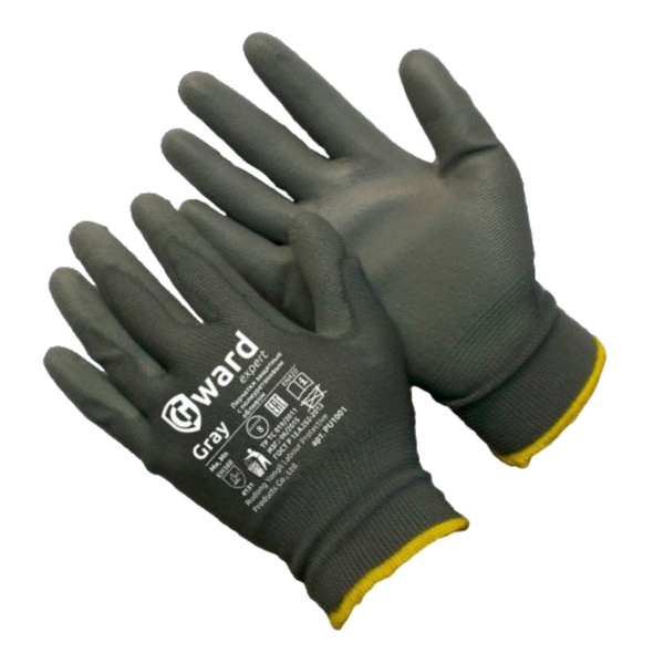 Перчатки акриловые утепленные, зеленые, GWARD
