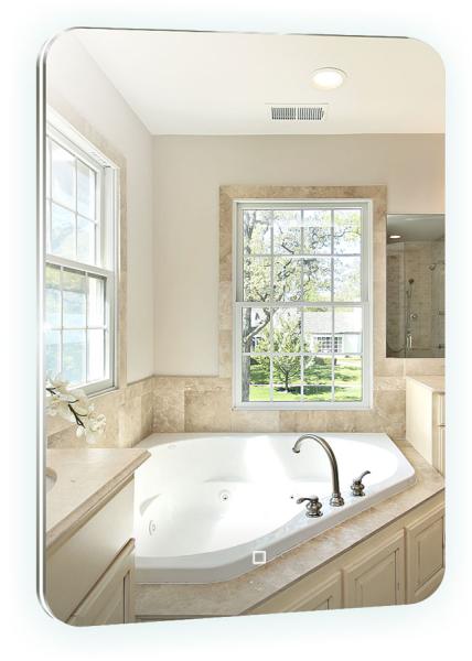 Зеркало Silver Mirrors Паллада 55х80 см, с LED подсветкой, сенсорный выключатель