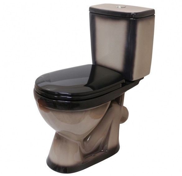 Унитаз-компакт Rosa Лира черный