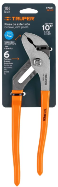 Клещи переставные 250мм PEX-10, Truper