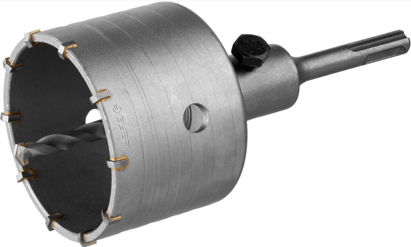 Коронка по бетону твердосплавная 80 мм, Зубр