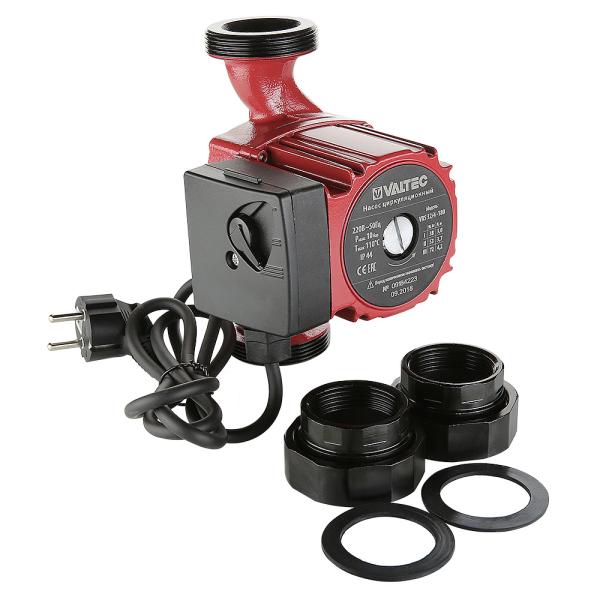 Насос циркуляционный Valtec VRS 32/4, 180 мм, с гайками