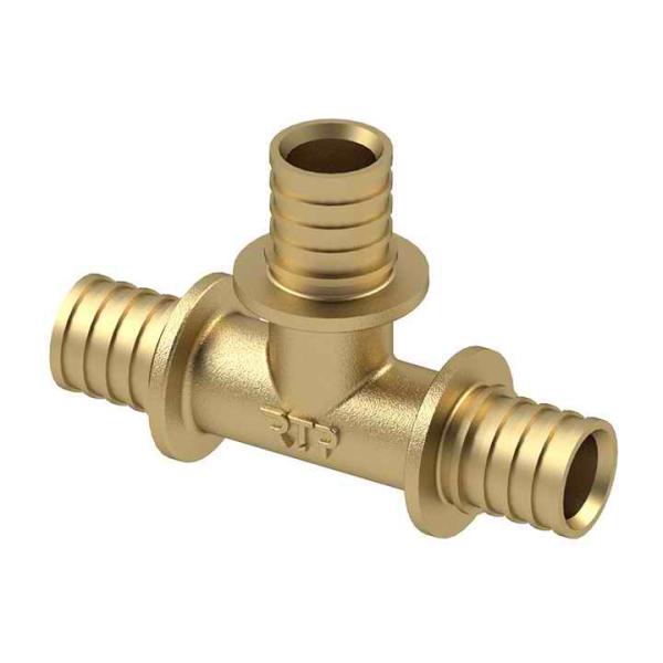 Тройник аксиальный RTP 16, латунь