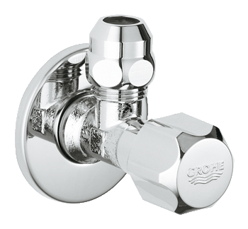 Вентиль угловой 1/2" Ш-Ш Grohe металл (10)