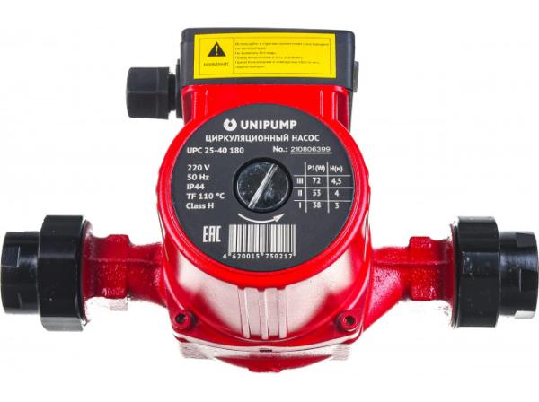 Насос циркуляционный Unipump UPС 25-40, 180 мм