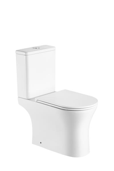 Унитаз-компакт Hydroom Zevo HD-2142NT3 безободковый, сиденье с микролифтом, смыв торнадо