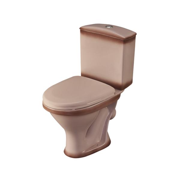 Унитаз-компакт Santeri Вест декор бежевый