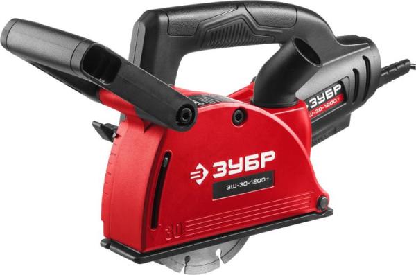 Штроборез ЗУБР ЗШ-30-1200 Т,1200 Вт, 125 мм, 8800 об/мин, коробка