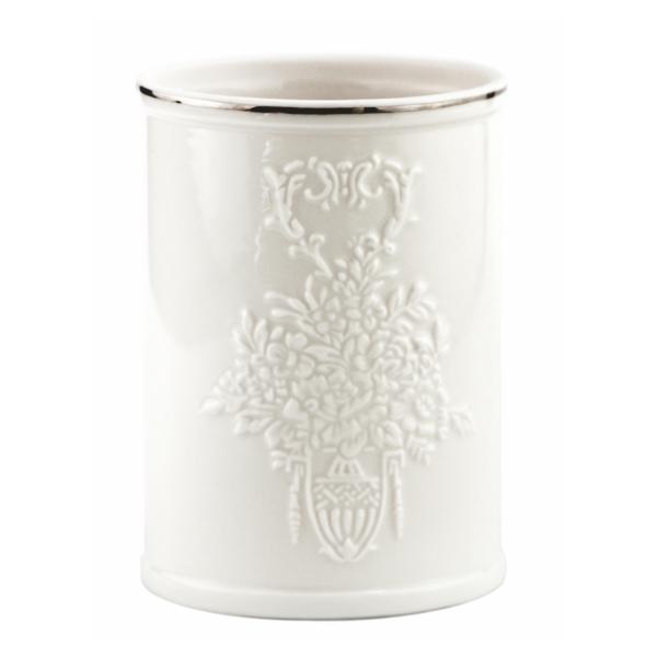 К-5728 Стакан для зубных щеток фарфор Rossel настольный