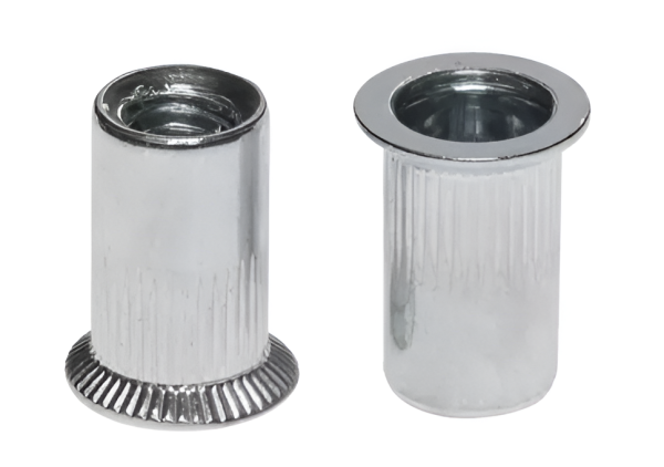 Заклепка резьбовая М 4х11,5, потайной бортик, с насечками, ART 1023, А2, нерж