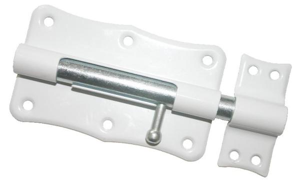 Задвижка накладная ЗТ-2-100, Металлист, полимер белый