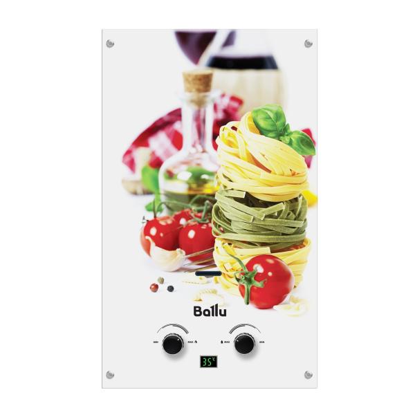 Водонагреватель газовый проточный Ballu GWH 10 Fiery Glass Pasta, НС-1584735
