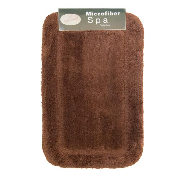 Коврик для ванной комнаты Zalel Lux Border 100х60 см, коричневый