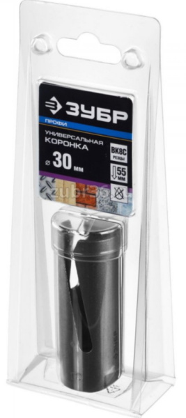 Коронка универсальная 30 мм, Зубр