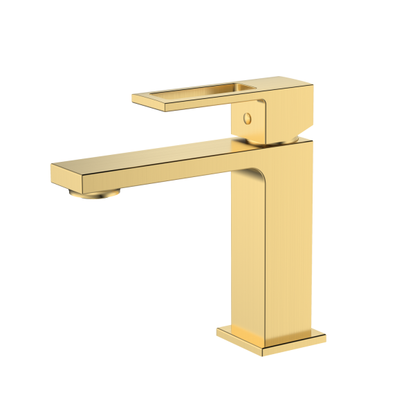 Смеситель для раковины DQ Dortmund DA1712107 золото матовое