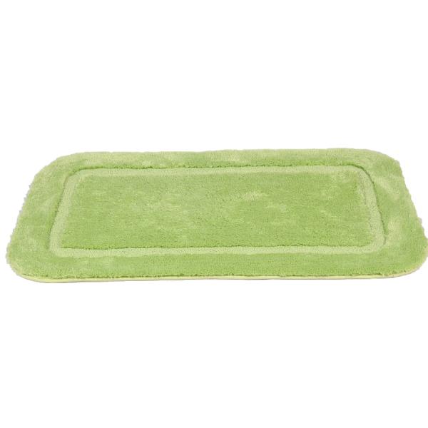 Коврик для ванной комнаты Zalel Lux Border 80х50 см, зеленый
