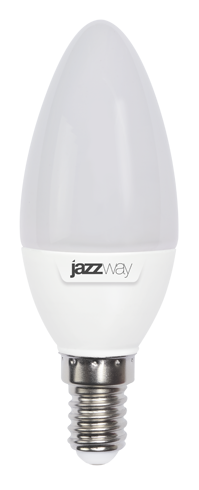 Лампа светодиодная (LED) "свеча" Е14 9Вт (820Лм) 3000К 230В Jazzway (737347)