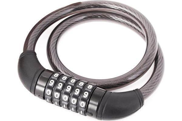 Замок навесной PD-83-65CM-CODE кодовый, с тросом, 650 мм, Apecs