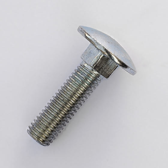 Болт мебельный  6х 30, DIN 603, с квадартным подголовком, А2, нержавейка