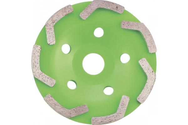 Чашка алмазная зачистная 125мм, бумеранг (72956) (СИБРТЕХ)