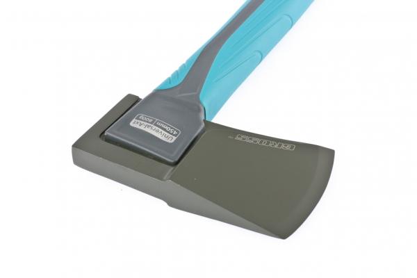 Топор универсальный, 800гр, кованый, тефлон.покрытие, двухкомпонент. пластик топорище 450(21452) (Gross)