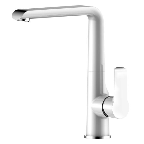 Смеситель для кухни Rossinka W35-23 белый