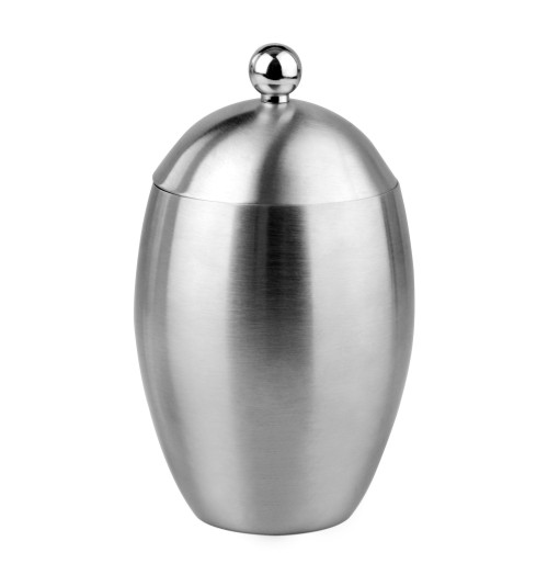 К-6779 Косметическая ёмкость с крышкой нерж.сталь Ruwer настольная