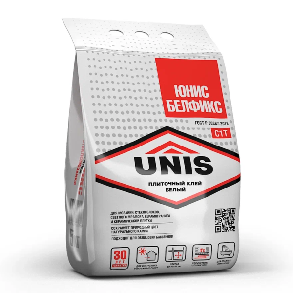 Клей для плитки UNIS Белфикс 5 кг