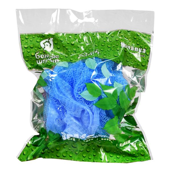 Мочалка для душа "Бант" цветная "Банные штучки"