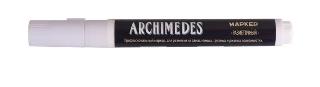 Маркер разметочный пулевидный 7мл, ARHIMEDES, красный, 93277