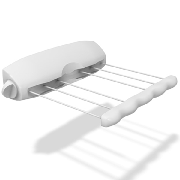 Сушилка для белья настенная Gimi Rotor 6, длина 21 м, белая 1061