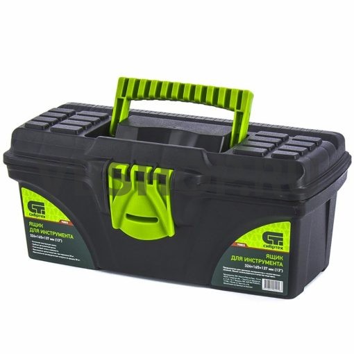 Ящик для инструмента 324х165х137мм(13"), пластик , (90803) (Сибртех)