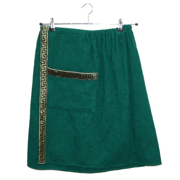 Килт темно-зеленый цвет (махра)