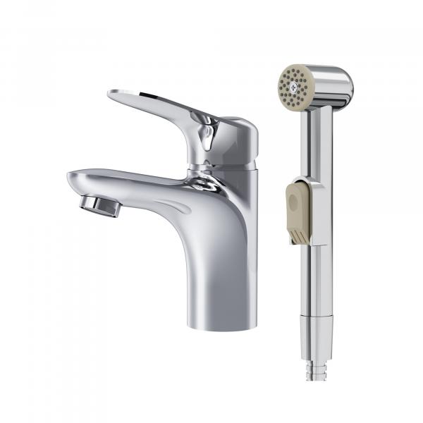 Смеситель для раковины Sunny F85C03000 с гигиеническим душем
