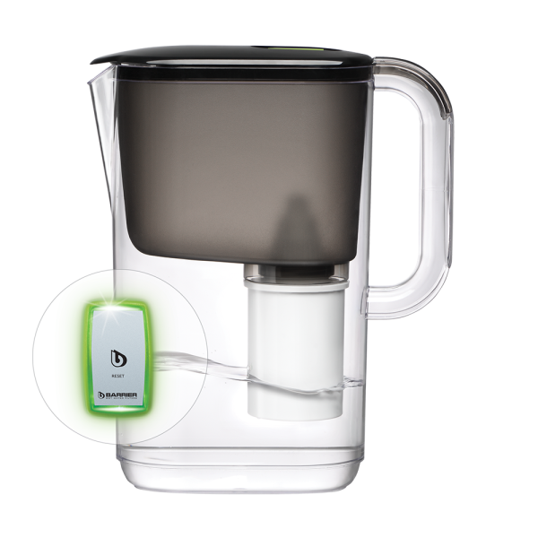 Фильтр-кувшин Барьер Токио Опти-Лайт StyleX, черный, с электронным индикатором ресурса