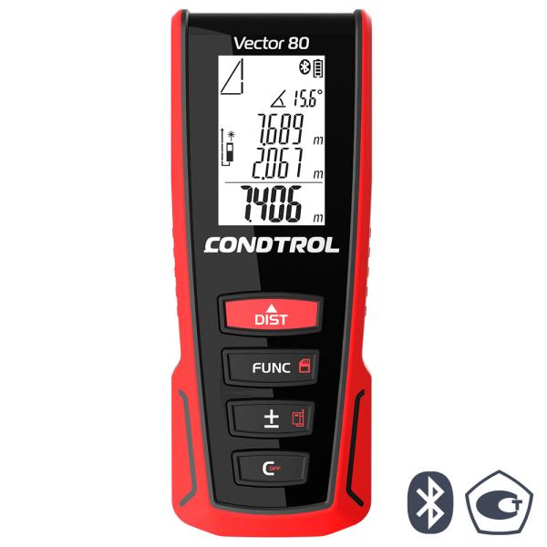 Дальномер лазерный Condtrol Vector 80, 80 м