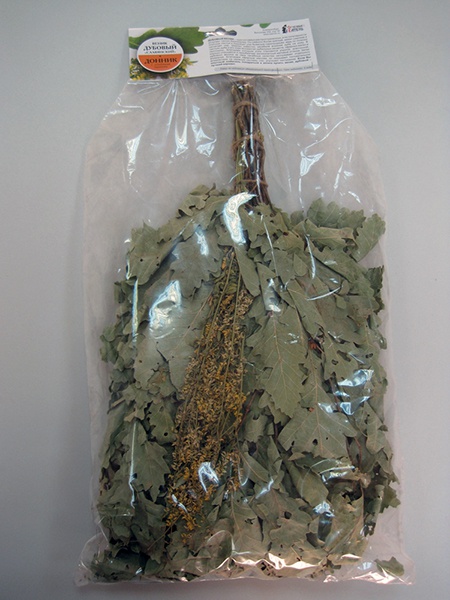 Веник для бани дубовый (с донником)