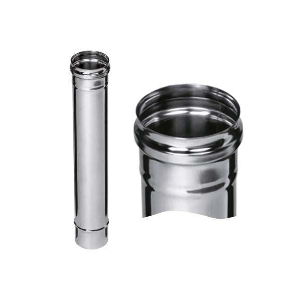 Дымоход 0,5 м, 430/0,5 мм, Ф 160