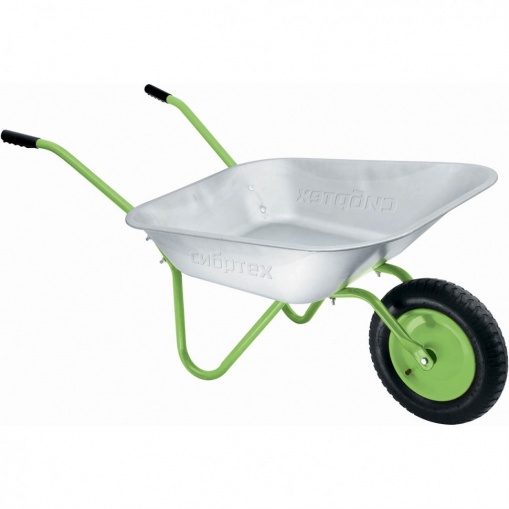 Тачка садовая 65л/90кг 1-колёсн., облегченная (689615) СИБРТЕХ
