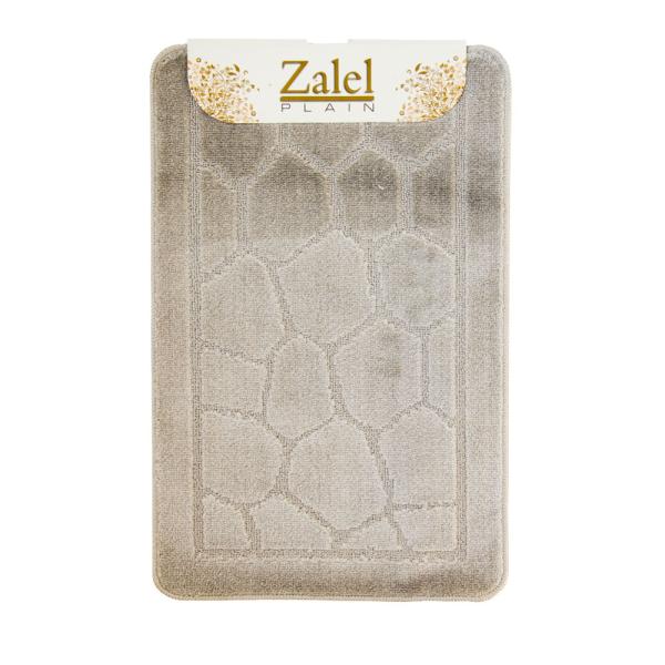 Коврик для ванной комнаты Zalel 85х55 см, серый