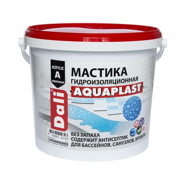 Мастика акриловая гидроизоляционная универсальная "AQUAPLAST" 5л "DALI"