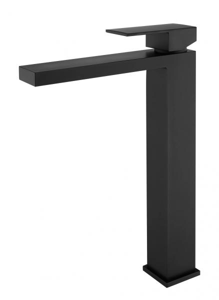 Смеситель для раковины D&K Bayern Liszt высокий излив DA1512005 черный