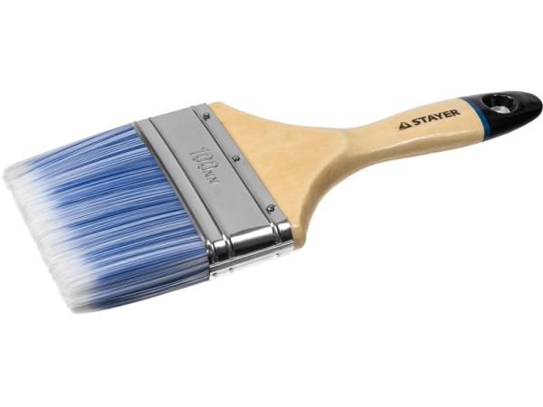 Кисть 100мм, искусствен. щетина, дер. ручка "Aqua.Euro" (арт.01062-100) Stayer