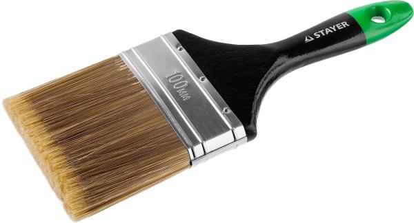 Кисть 100мм, искусствен. щетина, дер. ручка "Kanekaron.Euro" (арт.0106-100) Stayer