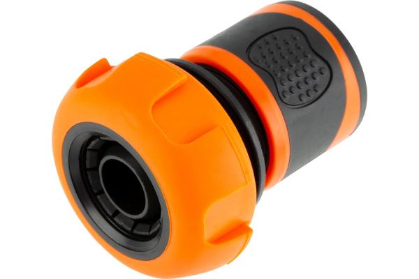 Коннектор для шлангов с аквастопом 3/4, Amigo