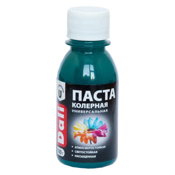 Паста колерная универсальная бирюзовая 0,1кг DALI