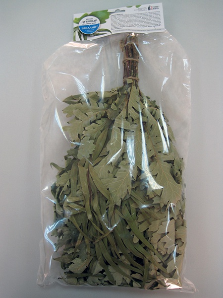 Веник для бани дубовый (с эвкалиптом)