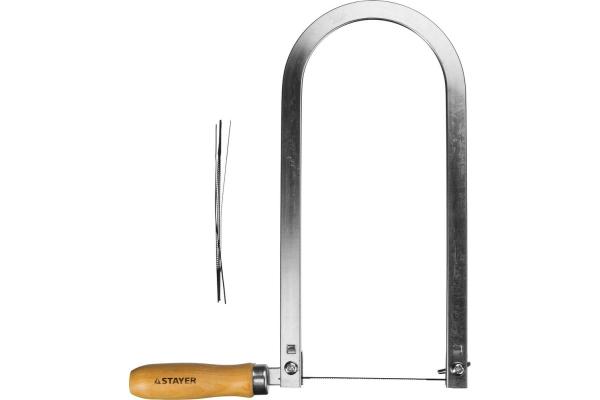 Лобзик ручной, деревянная ручка, 130х250мм,STAYER "MASTER" (1530-25_z01)