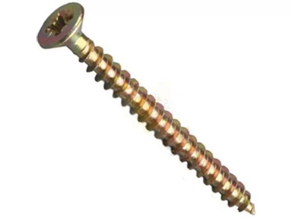 Шуруп универсальный желтый цинк 4,0х25